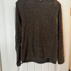 Brown Crew Neck Sweater with Soft Texture